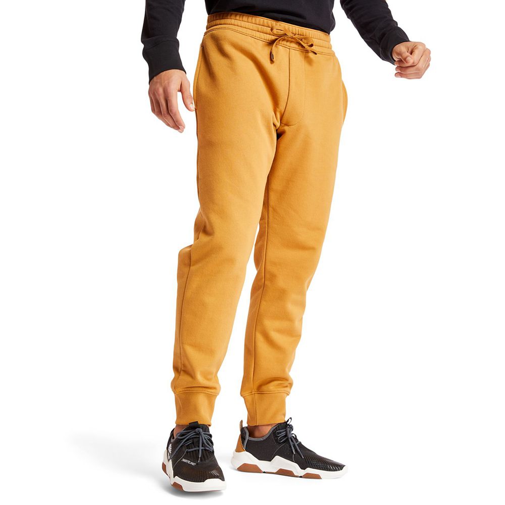 Timberland Mens Pants Essential Logo Sweat - Brown - India LP1625984